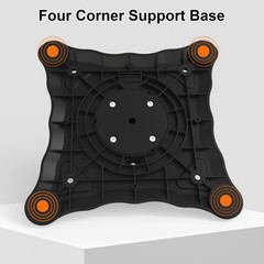 Projector Mount Stand Tabletop 360° Swivel Adjustable Holder with 1/4″ Screw