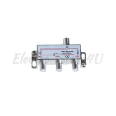 Coaxial Cable Splitter 2 3 4 6 8 Way RG6 RG59 Coax 5-2300 MHz Satellite HDTV
