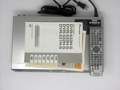 Pioneer DVR-533H-S HDD DVD Recorder 80GB w/ Box Manuals Remote AS-IS No Return