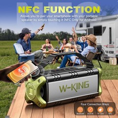Portable 90W Outdoor Bluetooth Speaker – 40 Hours of Powerful Bass & Party Ready