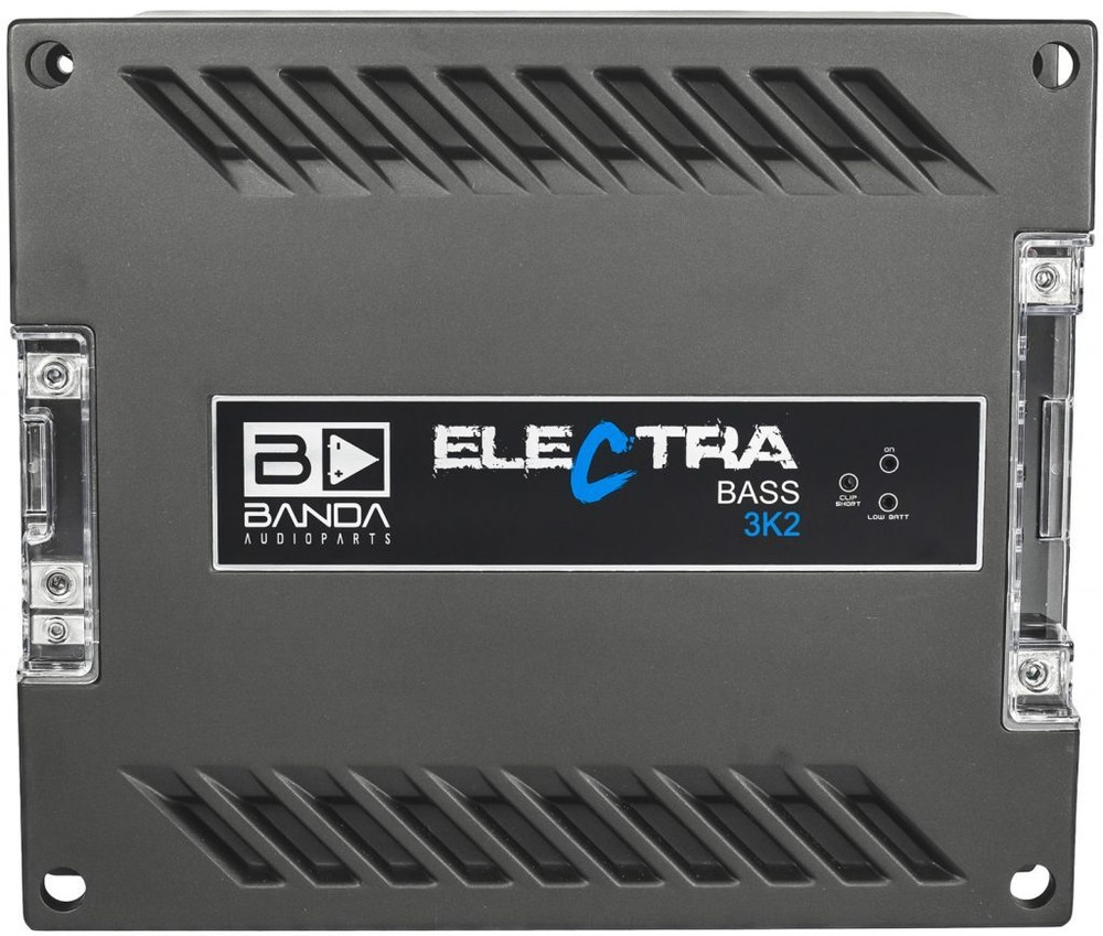 BANDA AUDIOPARTS ELECTRA BASS3K2 2 OHMS 3000 RMS – USA DEALER-SAME DAY SHIPPING