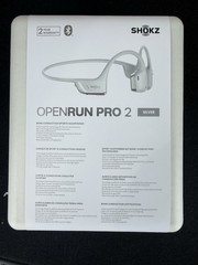 Shokz OpenRun Pro 2 Bone Conduction Bluetooth Neckband Sports Headphones Silver