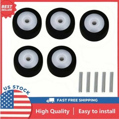 5PCS Pinch Roller with Metal Axle Recorder Reel 13×8.3X6.5×2.5mm for Sharp TC-WR