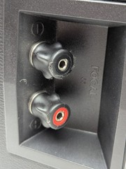 Focal Aria 906 Bookshelf Speakers PAIR Gloss Black 8 Ohm Flax Cone France TESTED