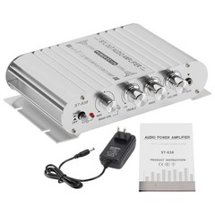 2.1 Bluetooth Stereo Hifi Car Amplifier Amp Sound Speaker EDR Audio LED Home💫
