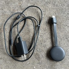 Google Chromecast Ultra NC2-6A5B 4K HDMI Media Streamer With Power Adapter