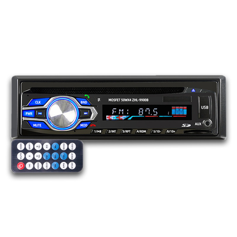 Car Head Unit FM AUX USB Bluetooth with DVD CD Single 1 Din Car Radio MP3 Player