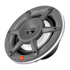 JBL 6.5″ 300 Watt Max Power 2-Way Marine RGB illumination Gray Speakers (Pair)