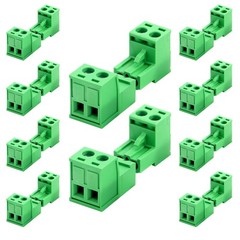 2Pin 5.08mm Pitch Pluggable Mount Screw Terminal Block Phoenix Plug 10 PCS