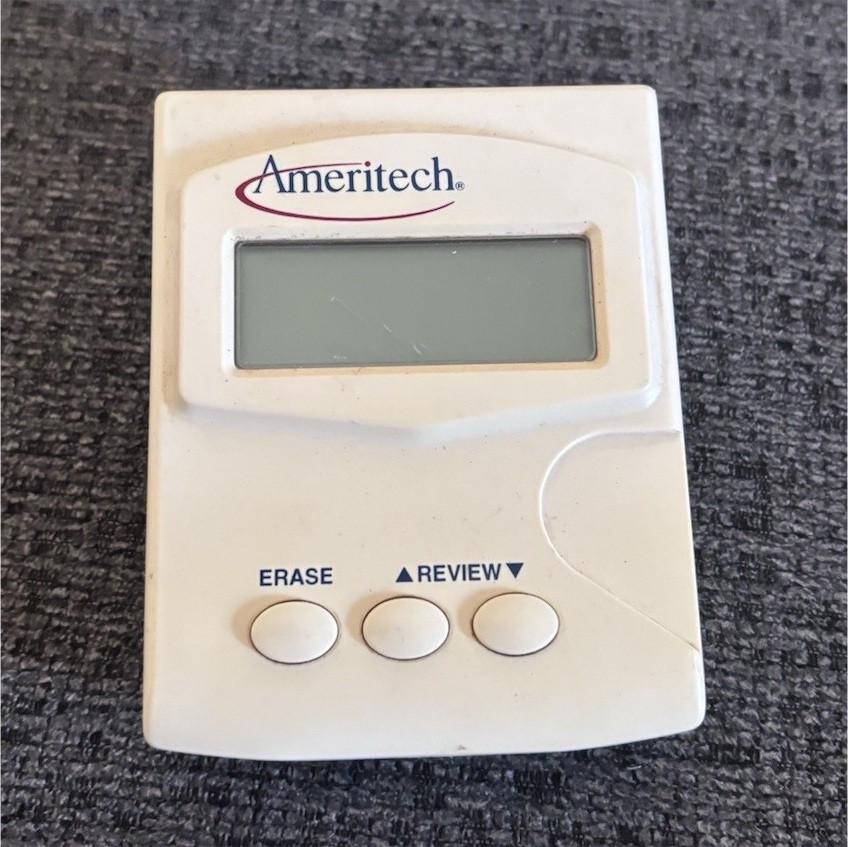 Ameritech H3150 Caller ID Display Box White LCD RJ-11 1-Line (1997)