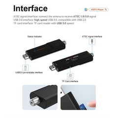 Digital ATSC 3.0 TV Tuner Newest Terrestrial TV Receiver Finder For Android 9.0