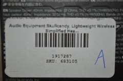 Skullcandy Uproar Wireless Simplified Headphone *New Unused*