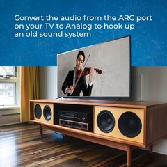 HDMI (EARC/ARC) To Analog Audio Converter Over RCA (DA25)