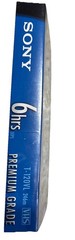 Sony T120VRH Premium Grade 6 Hr VHS Video Tape—NEW & SEALED—SHIPS IN 24 HOURS—