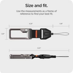 For AirPods Pro 2 | Spigen Lanyard with Carabiner Durable Strap with Clip