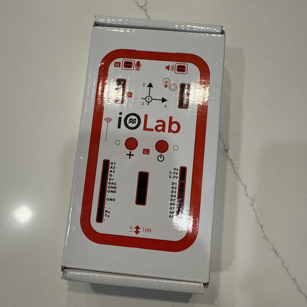 IOLab IOL15A V2.0 Macmillan Learning Wireless Physics Lab Device w/USB Dongle