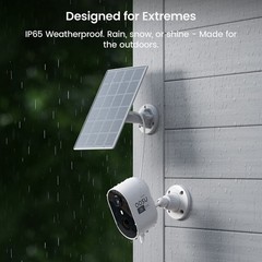 Aosu 3MP Solar Camera Outdoor Wireless WiFi Camera for Home Surveillance