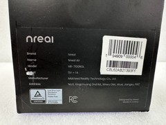 NREAL Air Nreal AR VR Smart Glasses Black Model: NR-7100RGL FREE SHIPPING 🚚
