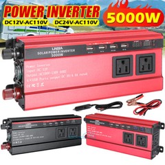 7000W 6000W 5000W 12V A 110V Convertidor Con USB Para Carro Inversor Corriente