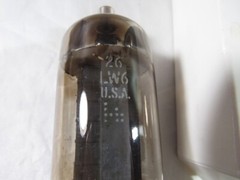 U.S.A. 26LW6 Electron Vacuum Tube tested