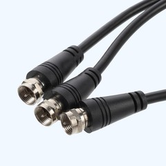 Coaxial Splitter, F-Type Rg6 Cable Splitter 3 Way Internet and TV 75ohm Split…