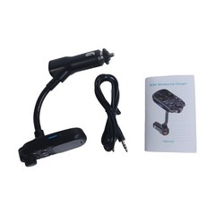 FM transmitter Car Bluetooth radio MP3 wireless adapter hands-free 3port charger
