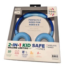 Altec Headphones 30 Hours Kid Safe 3.5mm Jack Wired Wireless Age 6-9 Electronics