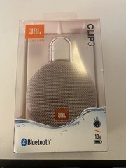 JBL Harman Clip 3 Bluetooth Speaker with Carabiner 10 Hours Playtime Pink NEW