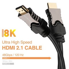 Short 1.5ft HDMI 2.1 Cable Pack, Braided Nylon&Gold Connectors for PS5,PS4,Xbox