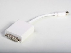 8 inch Atlona Mini DisplayPort Male to DVI Female Cable Adapter for Mac (White)