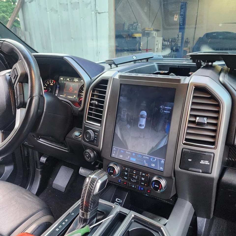 12.1” Android GPS CarPlay For FORD F150 2015-2020 Car Radio Stereo Tesla Style