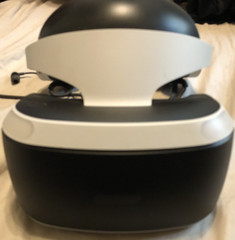 Sony PSVR CUH-ZVR2 Gen 2 Bundle w/ Earbuds & Processor Unit – Works, Foam Worn