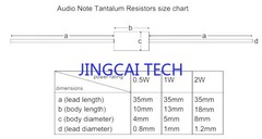 Audio Note Music Noble 1W 2W Tantalum Resistor to Pure and Beautiful Sound