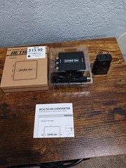AV to HDMI Adapter Converter for 720p/1080p Upscaler AV Tested Working GameStop