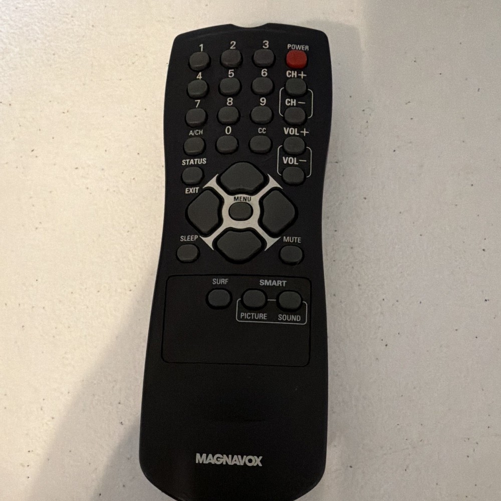 Magnavox 939632 Wireless TV Remote Control, Black (Range More Than 10 m)