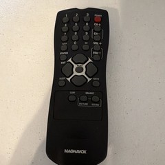 Magnavox 939632 Wireless TV Remote Control, Black (Range More Than 10 m)