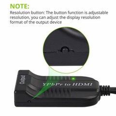 Component YPbPr to HDMI TV Adapter RGB Converter Adapter R / L Audio Output