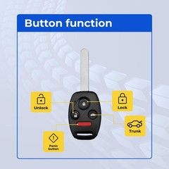 Key Fob Remote 2009-2013 Honda Fit FCC: MLBHLIK-1T MPN: 35118-TE0-A10 US Seller