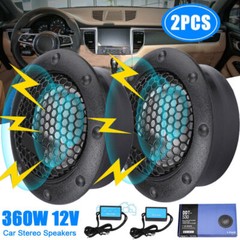 A-lpine DDT-S30 360W 2.5CM 1″ Soft Dome Balanced Car Audio Speakers Tweeters NEW