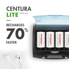 Tenergy Centura Lite D Size NiMH Rechargeable Batteries 1.2V Lot