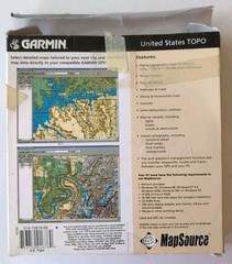 Garmin MapSource United States Topo CD-ROM Maps Windows v3.02 GPS Navigation