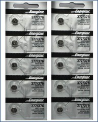 ENERGIZER 377 376 WATCH BATTERY SR626SW SR626W Silver Oxide Battery 10-Pack NEW