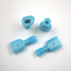 100/500Pcs Insulated Male Female Spade Terminal Crimp Electrical Wire Connectors