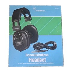 RadioShack PRO-100 Vintage Racing Communications Headset Model 20-282