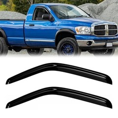 Window Rain Guards Compatible 02-08 Dodge Ram 1500 2500 3500 Regular Single