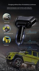 12V DC LCD Car Cigarette Lighter Socket Splitter Dual USB Power Charger Adapter