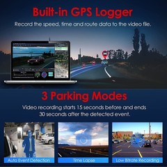 Viofo A129 Pro Duo 4K Dual Dash Cam 3840 X 2160P Ultra Hd 4K Front And 1080P