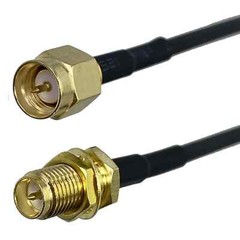 RG174 SMA RP SMA to SMA RP SMA Male & Female Nut Connector RF Coaxial Cable