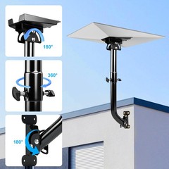 Starlink Gen 3 Mount 180°Adjustable Wall Roof Mounting Kit for V3 Standard Dish