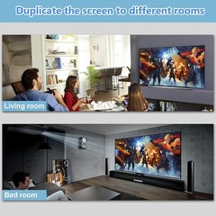 avedio links HDMI Splitter 1 in 2 Out【with 4ft HDMI Cable 】 4K HDMI Splitter